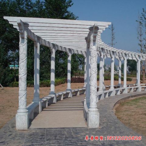 公园大理石欧式长廊石雕
