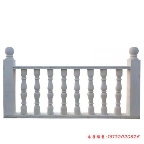 汉白玉欧式石雕栏杆