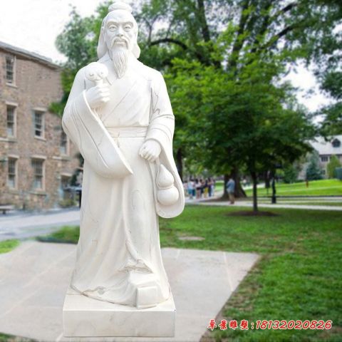 汉白玉古代名医张仲景石雕