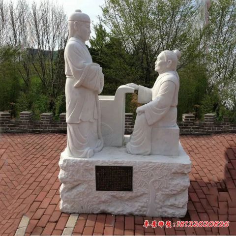 二十四孝人物芦衣顺母石雕