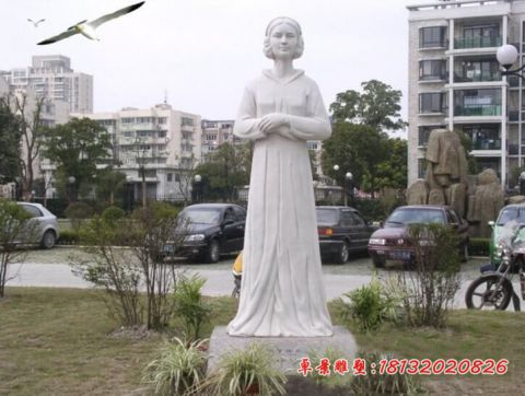 西方名人汉白玉南丁格尔石雕