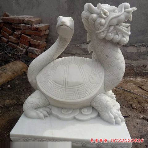 景区古代四大神兽石雕