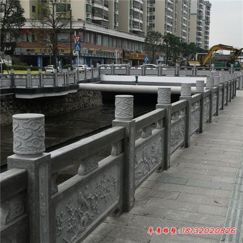 城市大理石栏板石雕