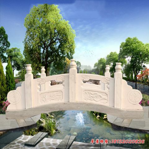 园林汉白玉小桥石雕