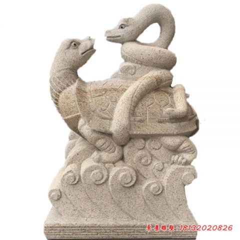 四大神兽玄武石雕