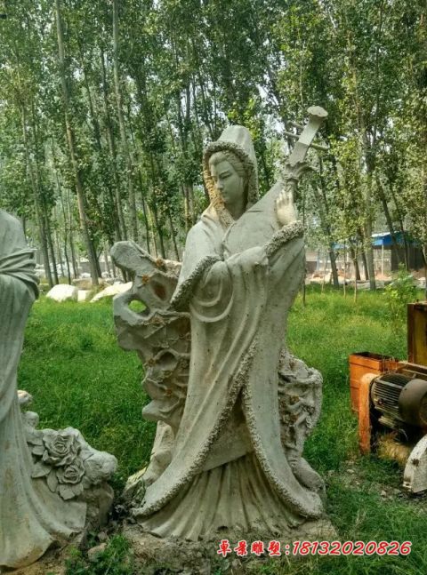 古代名人王昭君石雕