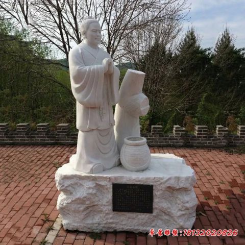 二十四孝拾葚异器人物石雕