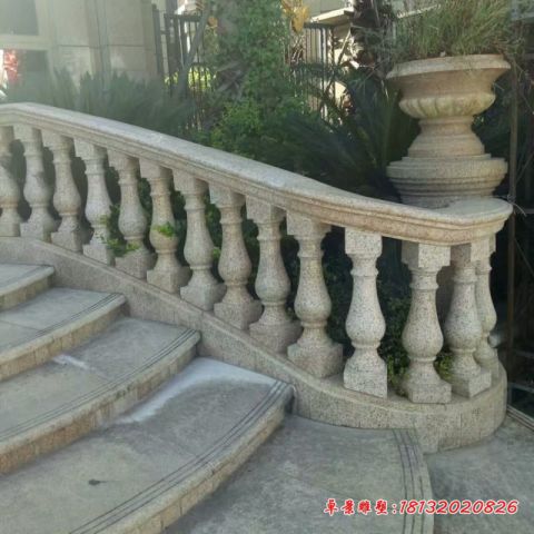 别墅欧式台阶栏杆石雕