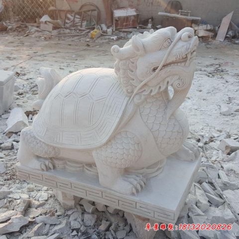 宗教庙宇石雕龙龟