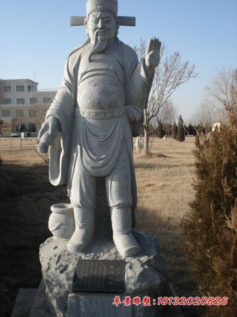 景区古代二十四孝人物石雕