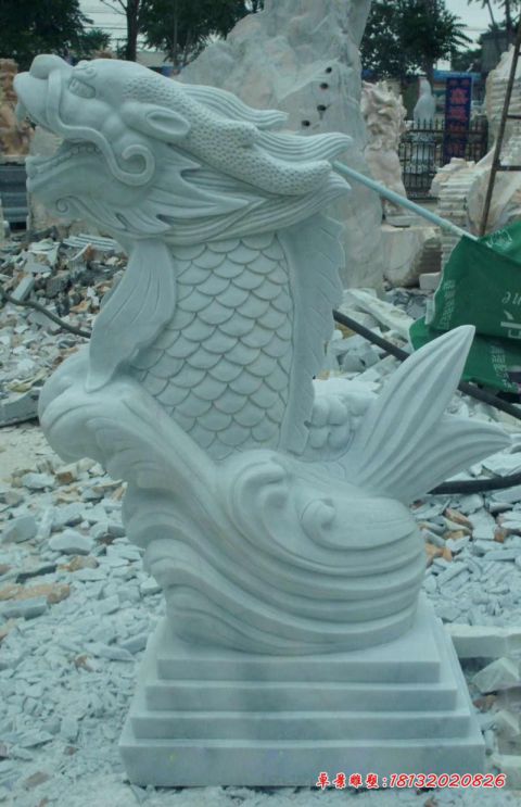 龙生九子螭吻石雕