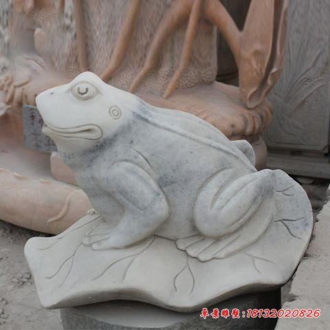 公园动物石雕青蛙