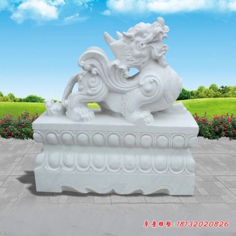 门口石雕貔貅雕塑