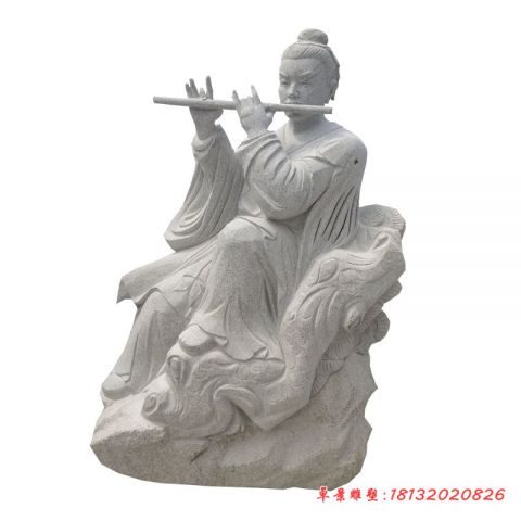 景区人物大理石八仙石雕