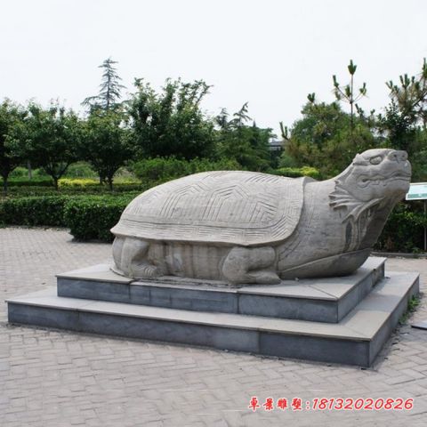 景区大型龙龟石雕