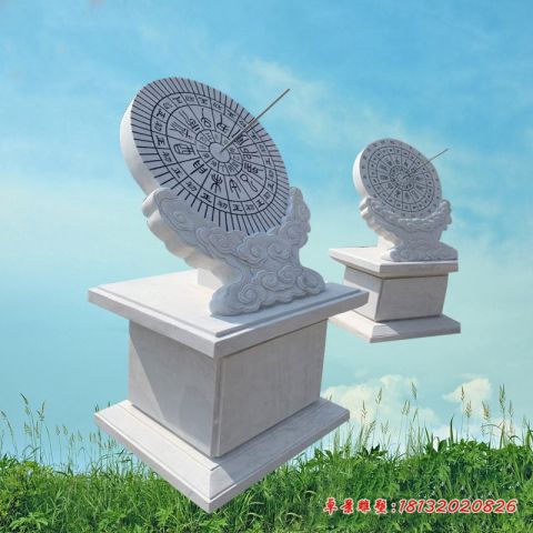 汉白玉校园景观日晷石雕