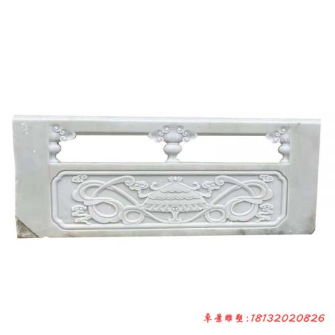 汉白玉寺庙道观栏板石雕