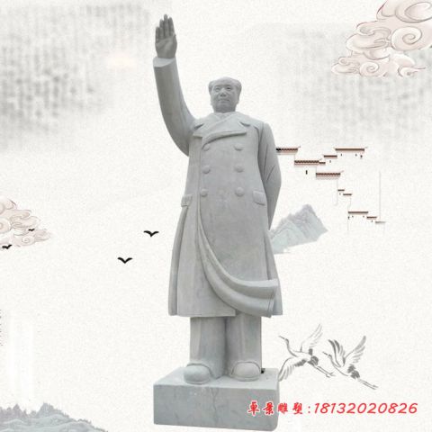 景区立式伟人毛主席石雕