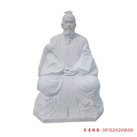 宗教庙宇神像太上老君石雕
