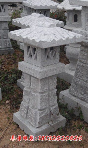 公园景观石雕灯