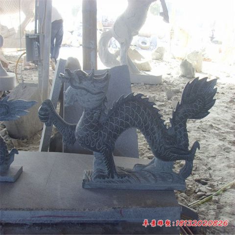 青石仿古龙石雕