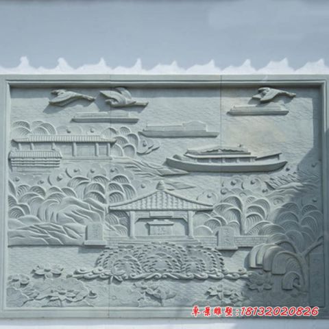 大理石风景壁画石浮雕