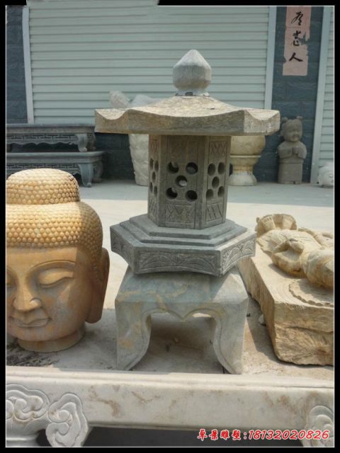 庭院仿古石灯