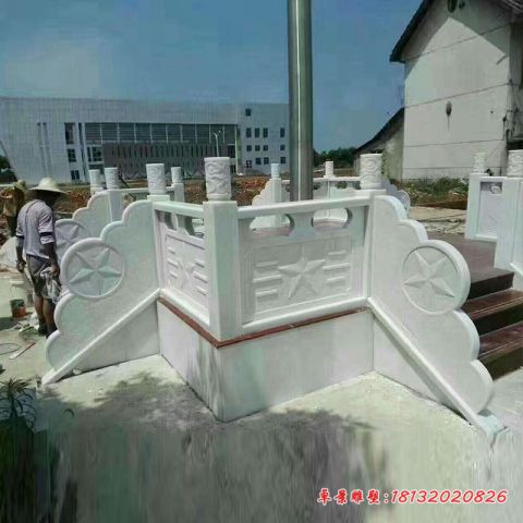 汉白玉政府机关升旗台