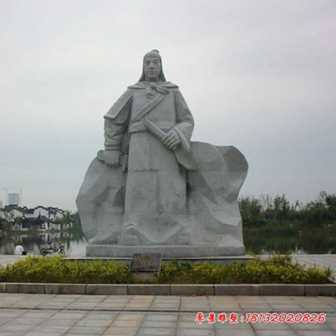 景区名人大理石韩信石雕