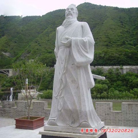 古代名人司马懿石雕