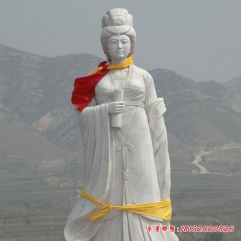 景区人物拓跋神女石雕