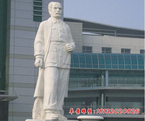 医院名人白求恩石雕像