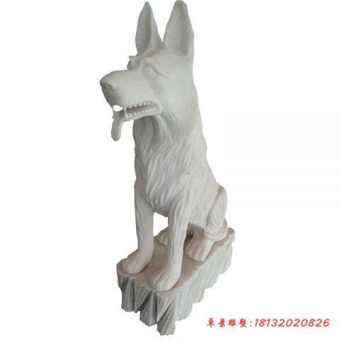 大理石公园12生肖石雕 