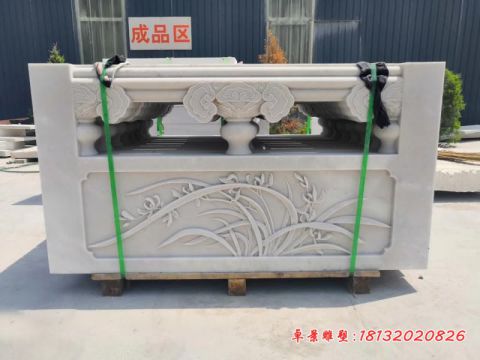 汉白玉桥梁河道栏板石雕