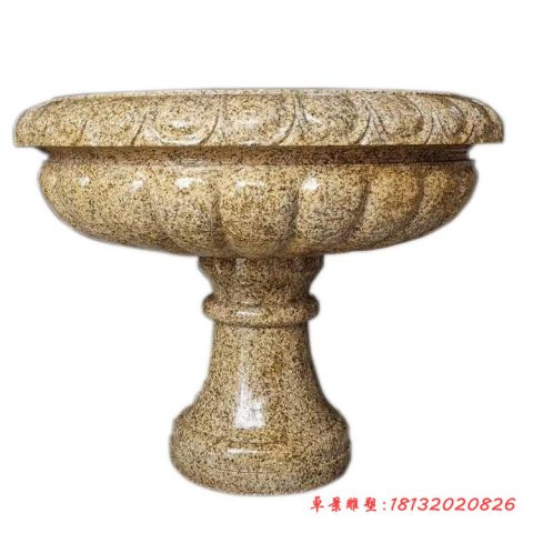 花岗岩小区石花盆