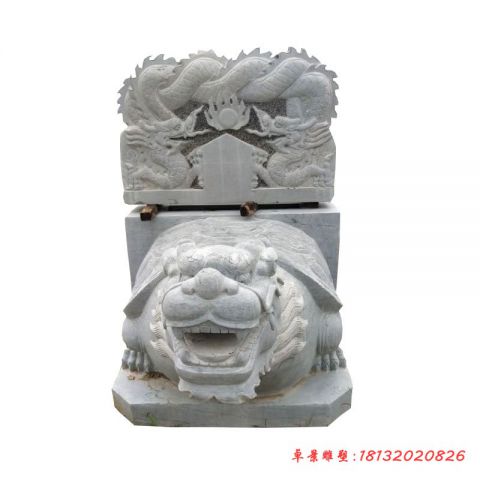 景区驮碑石雕龙龟