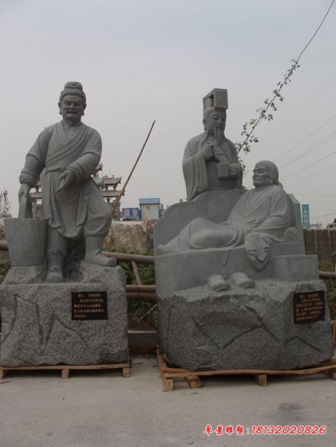 大理石二十四孝人物石雕