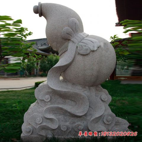 园林景观大理石葫芦石雕