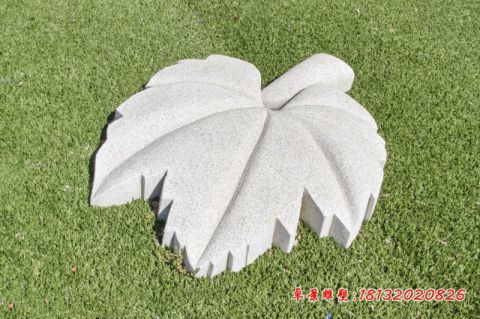 公园景观树叶石雕