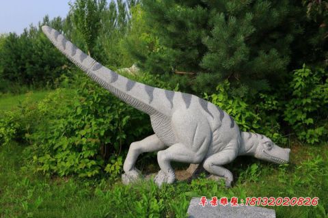 公园动物恐龙石雕