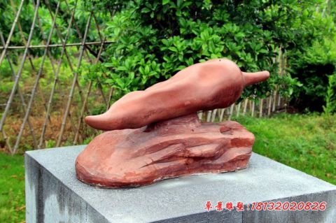 公园景观辣椒石雕