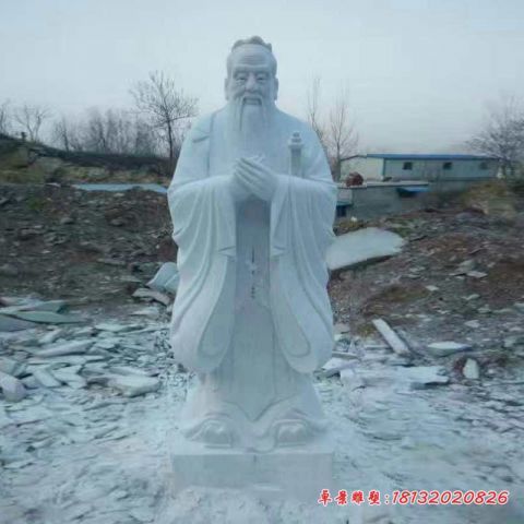 校园人物先师孔子石雕