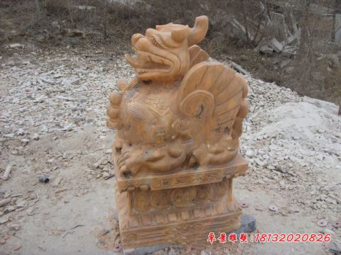 晚霞红福星高照貔貅