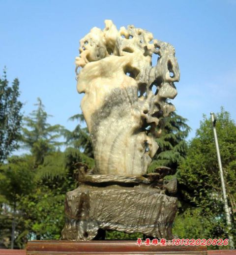 公园景观大白菜石雕