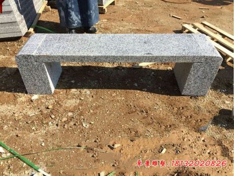 大理石公园景观长椅石雕