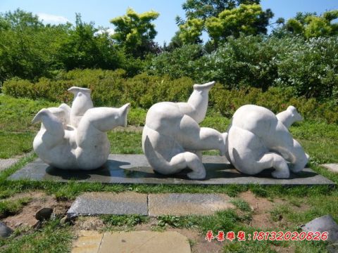 公园童趣主题儿童石雕