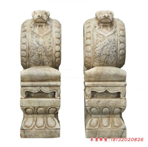 青石仿古门口抱鼓石门墩