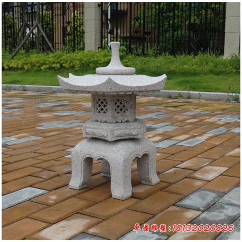 大理石公园景观石灯