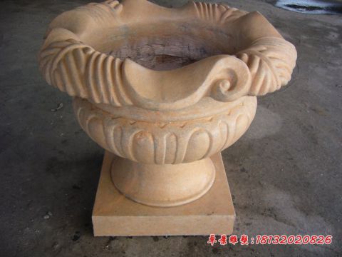 小区景观欧式花钵石雕