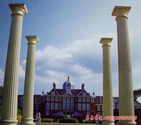 广场石柱罗马柱石雕